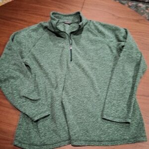 Eddie Bauer Women's Heathered Green Knit Pullover